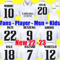BENZEMA Real Madrid camisas de futebol 21 22 23 camisa de futebol VINI JR ALABA ASENSIO camiseta men kids kit Sets 2021 2022 uniformes