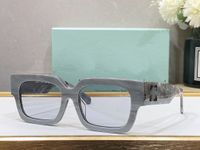 Женские мужские дизайнерские солнцезащитные очки роскошные классные стиль Горячая мода Классическая толстая тарелка Черная белая квадратная рама Овер.