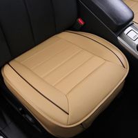 Capas de assento de carro Single de proteção ultra luxuosa sem encosto da capa de couro sênior PU PU para a maioria