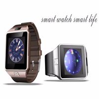 2021 Nuevo reloj inteligente DZ09 con la cámara Bluetooth Wallwatch Sim Watch para los teléfonos Android iOS admite múltiples idiomas259l
