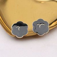20style 18K Gold Plated Luxury Brand Designers Letters Stud ...