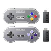 8BitDo SF30 SN30 2.4G Gamepad Wireless Game Controller Retro Joystick With NES Receiver For SNES And S-FC Classic Edition Controll325a