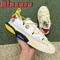2022 Yeni Blazer Düşük X Beyaz Rahat Tasarımcı Ayakkabı Üniversitesi Kırmızı Siyah Elektro Yeşil En Kaliteli Erkek Sneaker Düşük Lüks Açık Erkekler Eğitmenler Sneakers ABD 7-12