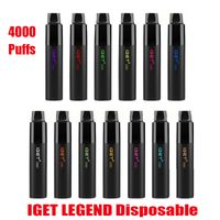 Original IGET LEGEND Disposable Pod Device Kit E- cigarettes ...