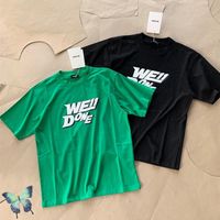 Мужские футболки зеленые черные мужчины женщины высококачественные футболки