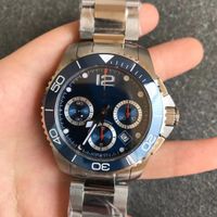 AC Watch Factory produkuje męską władcę 41x12mm ceramiczne zegarek 316L Trzy koraliki Drobny typ Jasmine Stael Paspband używa samozwańczego łańcucha jaśminu 7750 Ruch
