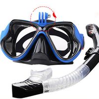 Profesyonel Sualtı Maske Kamera Dalış Yüzme Goggles Şnorkel Tüp