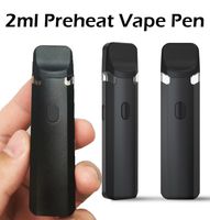2ML 일회용 vape 펜 전자 담배 두꺼운 오일 포드 대형 퍼프 카트리지 팜 크기 충전식 세라믹 코일 280mAh 배터리 전자 담배 소형 펜