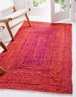 Tapis tapis 100% coton à la main à la main moderne moderne tapis de tapis réversible runner rugsarpets