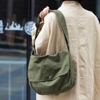 Akşam çantaları Koreli yıkanmış tuval çanta sanat omuz messenger çantası moda basit çift modeller paketi