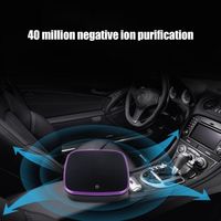 Oczyszczacz powietrza samochodowego z filtrem odświeżarka czyszczniejszy ujemny jonizator USB formaldehyd bakterie zapachowe oczyszczające urządzenie Auto towary 241J
