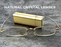 Óculos de sol óculos lentes materiais Leitura de antena dobrável com case dourada +0,75 +1 +1,5 +1,7 +2 +2.25 +2,5 +2.75 +3.5 +2.75 +2,5 +2.5
