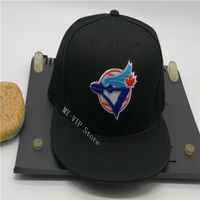 2021 Nuovi cappelli aderenti di Toronto su cappellini da baseball da campo Visor piatto per adulto Hip Hop Royalu Blue Color Cap for Men and Women274k