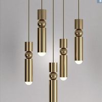 Подвесные лампы современный креативный железный золото длинное коридор коридор крыльца барь