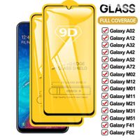 Samsung Galaxy A51 A51 A71 A31 A32 A21S A30 A70 스크린 프로텍터 배송 DHL 용 100pcs 9D 강화 유리