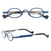 Модные солнцезащитные очки рамы винтажные овальные женщины чистые титановые очки мужчины оптические металлические очки ретро ретро