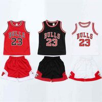17 ropa de baloncesto para niños y niñas Traje de deportes pantalones cortos de baloncesto para bebés Traje para niños de verano266b
