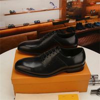 28 стиль дизайнерский дизайнер роскошные кожаные туфли ручной работы Мужчина на открытом воздухе для воздухопроницаемых мужчин.