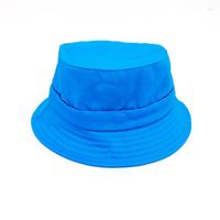 Chapeaux de seau de créateur Caps d'été de luxe pour femme Bob Cap solide Couleur du chapeau en métal Logo extérieur