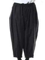 The Men' s Casual Pants For Spring Are Black Wide- leg Wi...