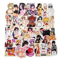 Car sticker 100pcs Mixed Sexy Girl Hentai Stickers Anime Waifu Pinup Bunny Vinyl Decals for Otaku Adults Laptop Phone Case Cup Bom3168