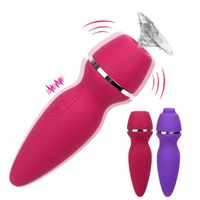 Masaj Ürünleri Yükseltme 7 Hızlı Klitli Ember Vibrator Blowjob Titreşimli Seksi Oyuncak İki Baş Oral Yalan Klitoris Nippl299t