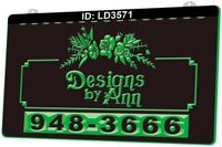 LD3571 Garden Designs By Ann Light Sign LED 3D Engraving Wholesale Retail