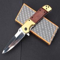 Bron DA69 Quick Open Pocket Folding Knife Mirror Polished 5Cr15MOV Blade Tactical Rescue Knifes Hunting Fishing EDC Survival Tool 252u