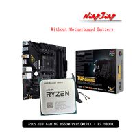AMD Ryzen 7 5800X R7 5800X CPU + ASUS TUF GAMING B550M PLUS (WI-FI) Motherboard Suit Socket AM4 All new but without coolerfree d