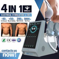 Emslim Minceur Machine RF et Hiemt EMS EMT Bâtiment musculaire 25% Volume musculaire Augmentation du dispositif de levage de la peau de la radiofréquence