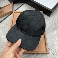 Chapéus de designer de bordados de marca de luxo para homens para homens Chapéus femininos com chapéus de designer casual da moda negra Caps2221a