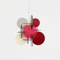 Pendant Lamps Modern LED Living Room Lights Nordic Creative DIY Splice Acrylic Colorful Hanging Lamp Lighting Fixtures WJ1010Pendant