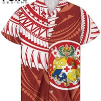 s Mens Shirts Short Sleeve Polynesia Samoa Pattern Hawaiian Shirts Summer Beach Vacation Chemise Homme 220618