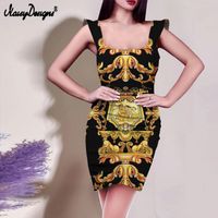 Noisydesigns Luxury Floral Women Dress Summer Plus Size 4XL Elastic Ruffles Sleeveless Party Beach Maxi Vestido 220627