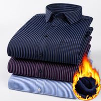 Camisas de vestido masculinas de grande tamanho masculino masculino mais veludo camisa de mangas compridas do escritório masculino macho de traje de trabalho combinando camisa de trabalho shir shir