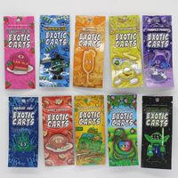 Carrinhos exóticos e-cigarro atomizador de embalagem saco Dank infundido doces edibles sacos embalagens pacote pacote mylar cheiro à prova de atacado