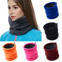 Scarves Think Unisex Knitted Warm Neck Tube Winter Autumn Ring Women Gaiter Bandana Solid Scarf Fleece Men Headband Cycling HeadwearScarves