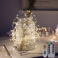 Cordes LED Festoon USB Téléténtifiance Lumière String de Noël