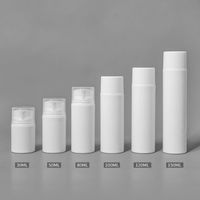 30/50/80/100/120/150 ml luftless Pumpenflaschen Lotion -Cremesbehälter für Kosmetik Hautpflege Essentielle Plastikflaschen Reisegröße SN4550