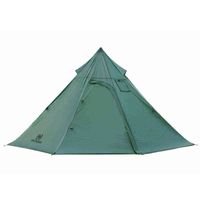 OneTigris IRON WALL Chimney Tent 7-sided 2-Chamber Single Shelter Carpa de malla interna para aventureros Senderismo Camping 3 Season Carpa H220419