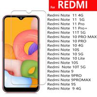 Pour Xiaomi Redmi K40 PRO K30SS REDMI 9 PORET 9 POWER 9A 9A 9C NOMMO 9I 9T NOTE9 Note10 5G PRO Max 2.5D Température Température Téléphone Protector