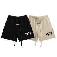 Fabric Pants2022 Summer Fog Season 8 New Double Line Essentials High Street 1977 Flocking Printing Fashion Shorts