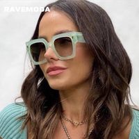 Sunglasses Oversized Square Women 2022 Eyewear Female Vintag...