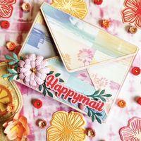 KSCRAFT A2 Mail Box Bulky Card Envelope Metal Cutting Dies Stencils for DIY Scrapbooking Decorative Embossing Paper Cards 220629