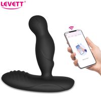 Contrôle de l'application sans fil Mâle de la prostate Massage Vibrateurs Sexy jouet pour hommes Chauffage Anal Plug ButtPlug Stimulateur Masturbateur Sexyshop