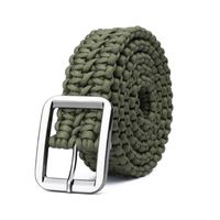 Paracord 550 cinturón de supervivencia cuerda hecha pulsera militar táctica accesorios al aire libre acampando equipos de senderismo 220719