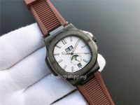 Dropshipping - Men Mechanical Watch 40 -мм автоматические календарные часы кожаный ремешок/резиновый ремешок/ремешок из нержавеющей стали Модные.