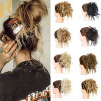 Costume Accessories Synthetic Messy Hair Bun Tousled Hairpie...