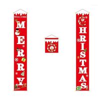 Christmas Decorations Couplet Banner Porch Sign Door Family Party Mall Holiday Hanging Decoration Supplies1