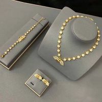 Hoche -Designer -Qualität Trendy New Bee Halskette für Women Armband Ohrringe